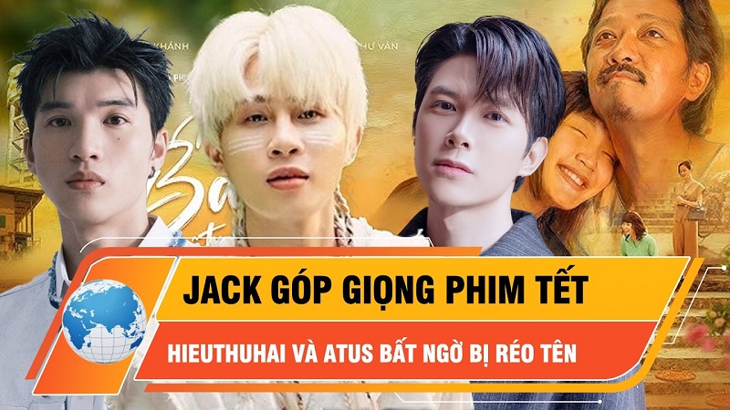 Trường Giang mời Jack hát nhạc phim, HIEUTHUHAI và Anh Tú Atus ''ngồi không cũng dính đạn''